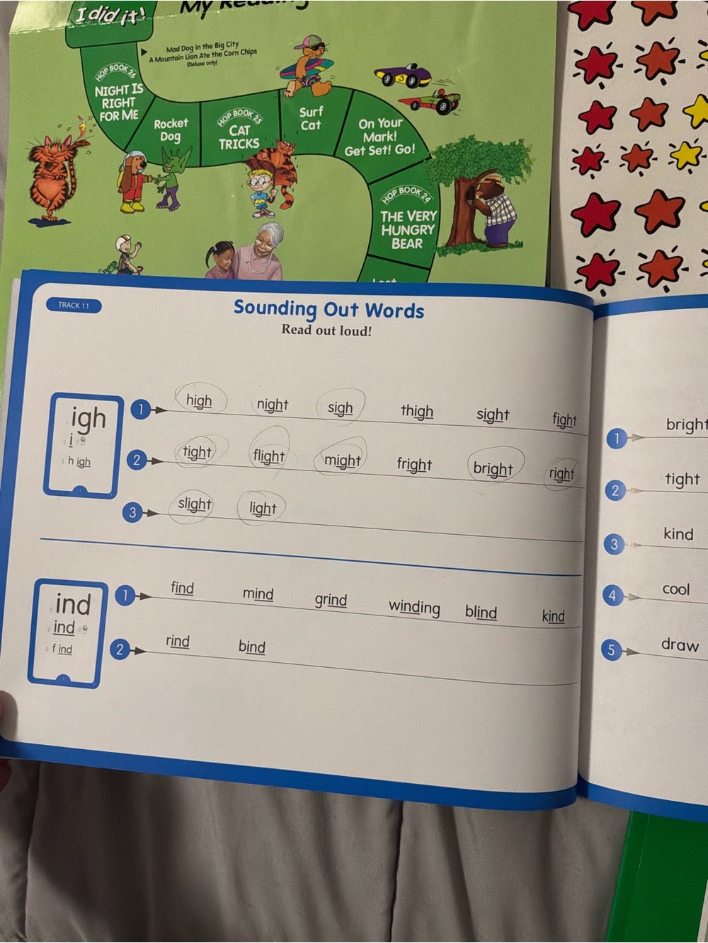Hooked on Phonics 2nd Grade Workbooks, CD, Flashcards, Game & Stickers - Picture 3 of 4